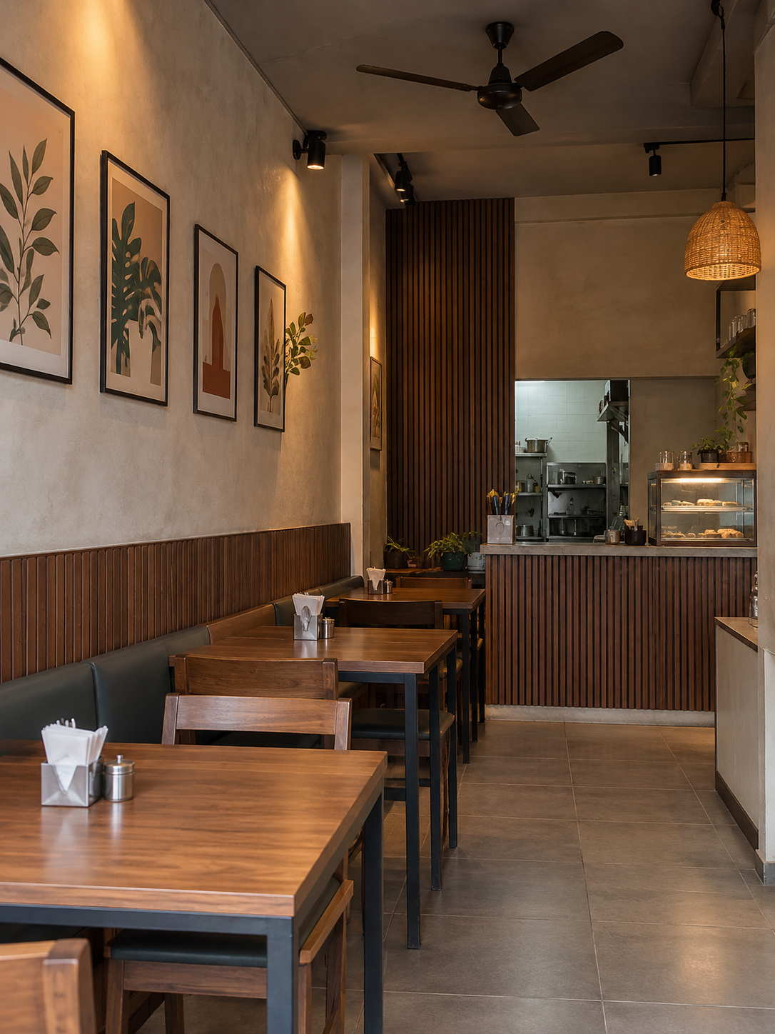 Rustic Modern Tamil Café